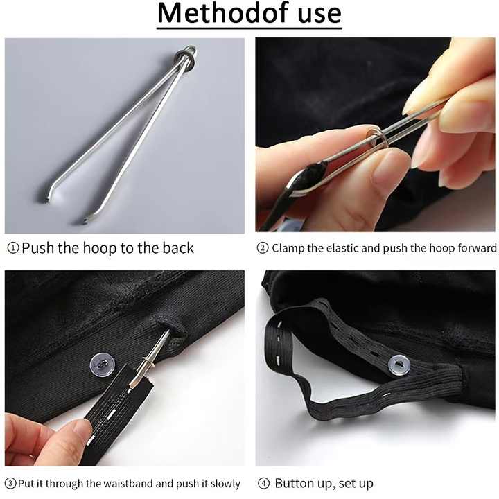 Elastic Band Wearing Threading Sewing Needle