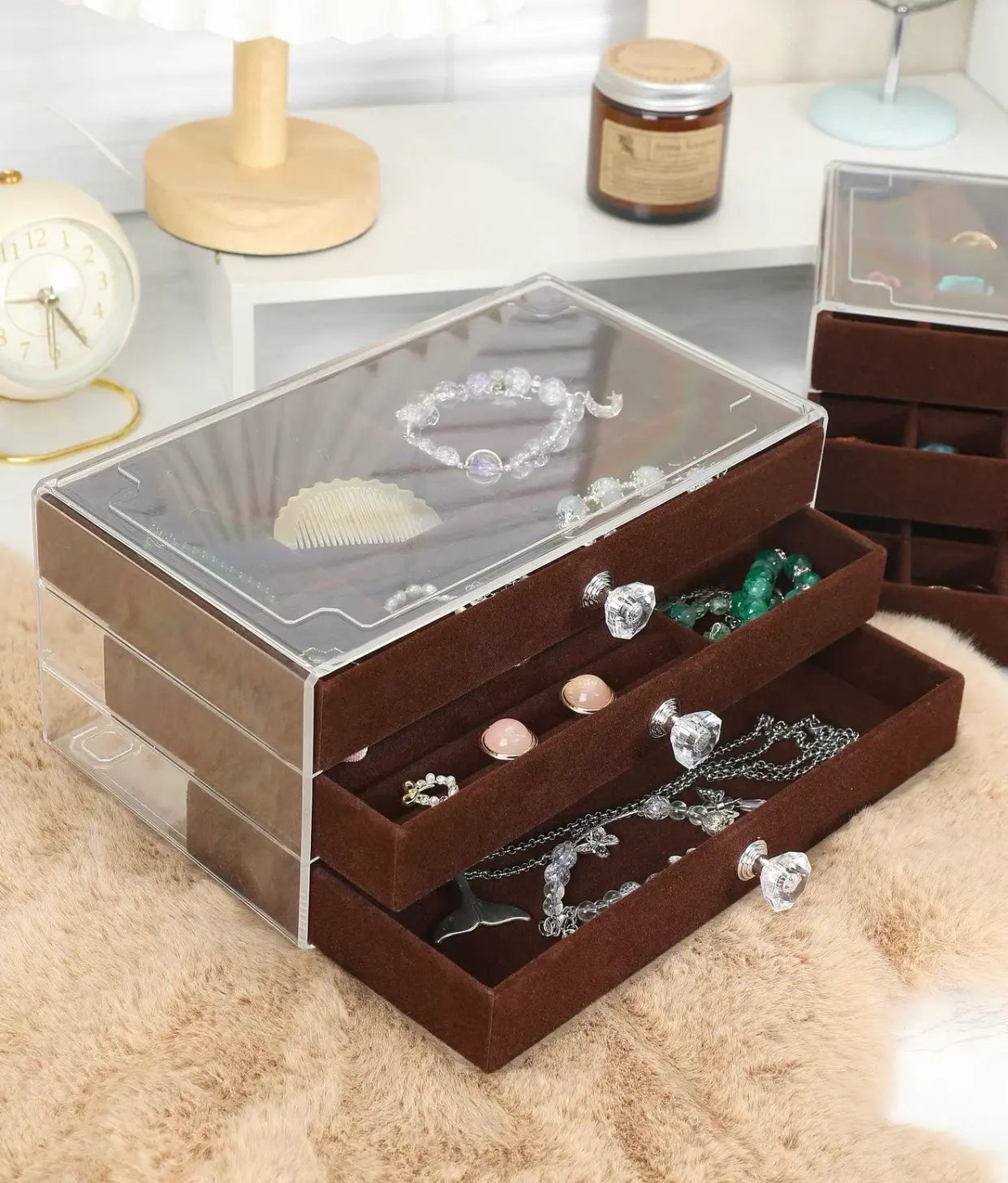 3 Layers Jewellery Box
