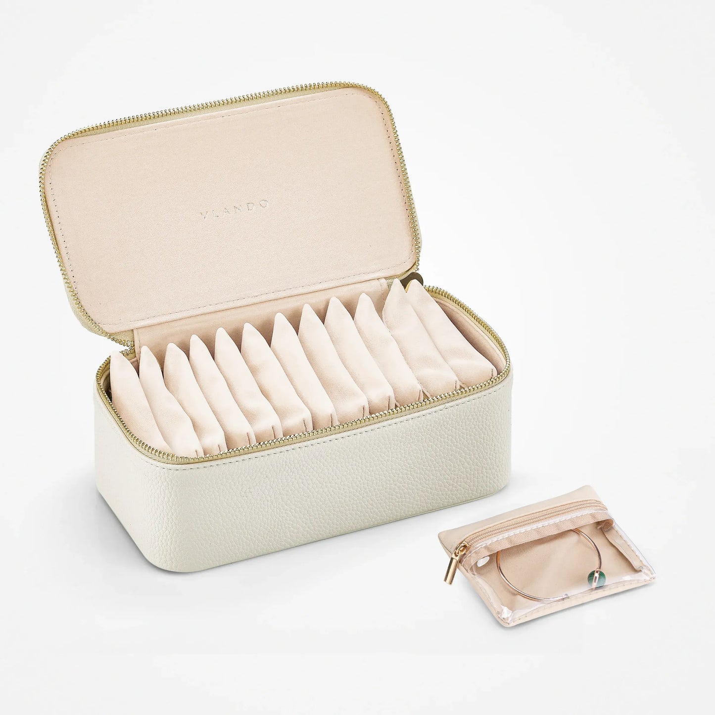 Vlando jewellery storage set With 10 pouches
