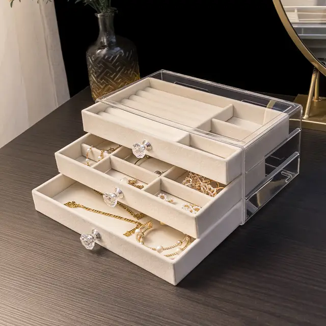 3 Layers Jewellery Box