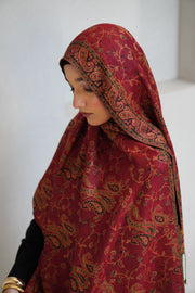 ✨Traditional Embroidered Pashmina Hijab 🌸