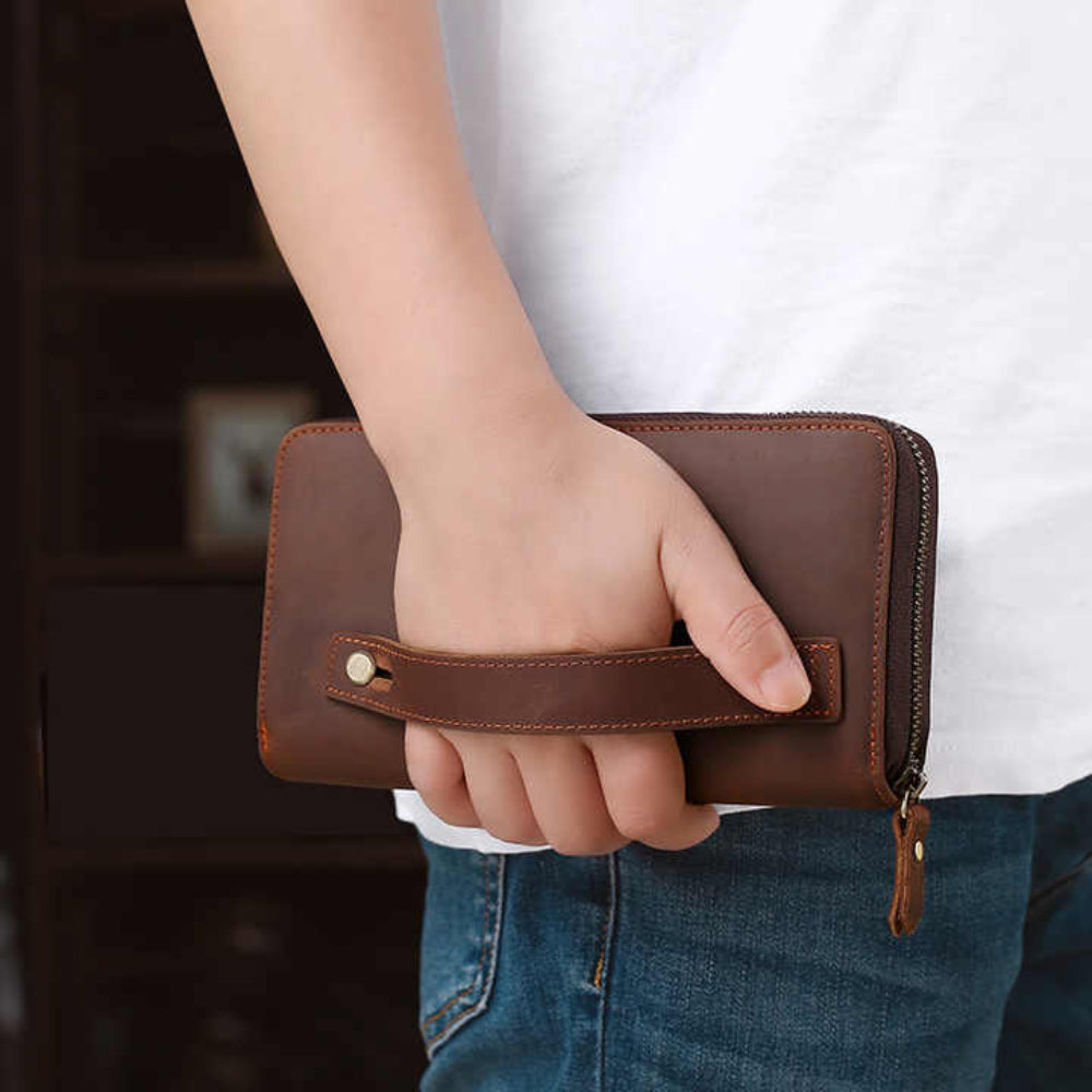 Large Capacity Men Cell Phone Wallet
