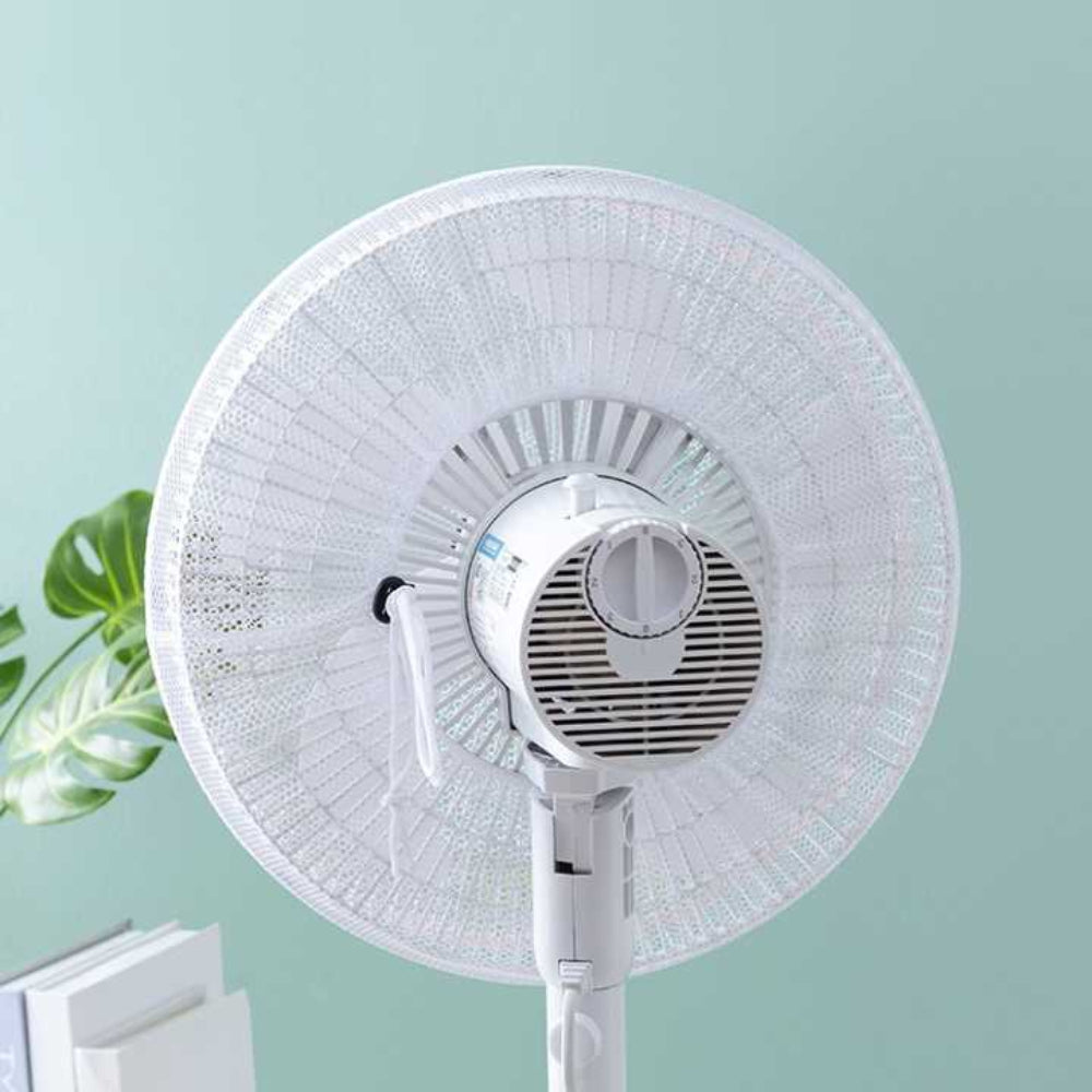 Summer Washable Dust-Proof Cartoon Round Electric Fan Guard Cover