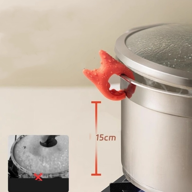Multifunctional Silicone Heat Resistance Pot Lid Holder