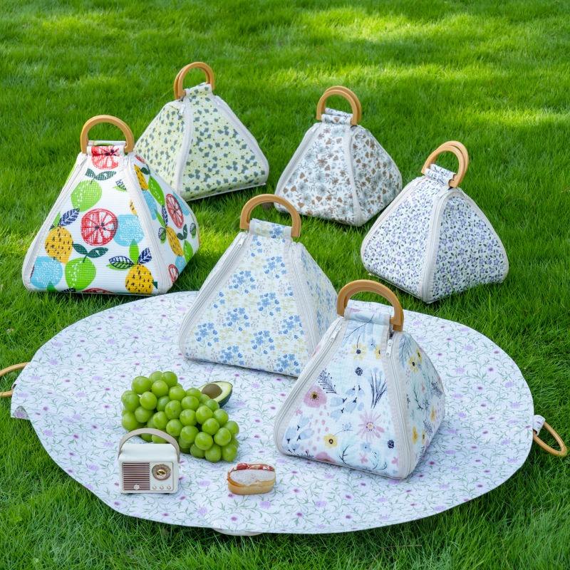 Fabric picnic Pot Cover bag
