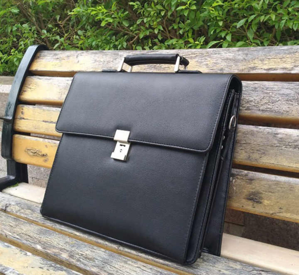 Leather Laptop Bag for Men