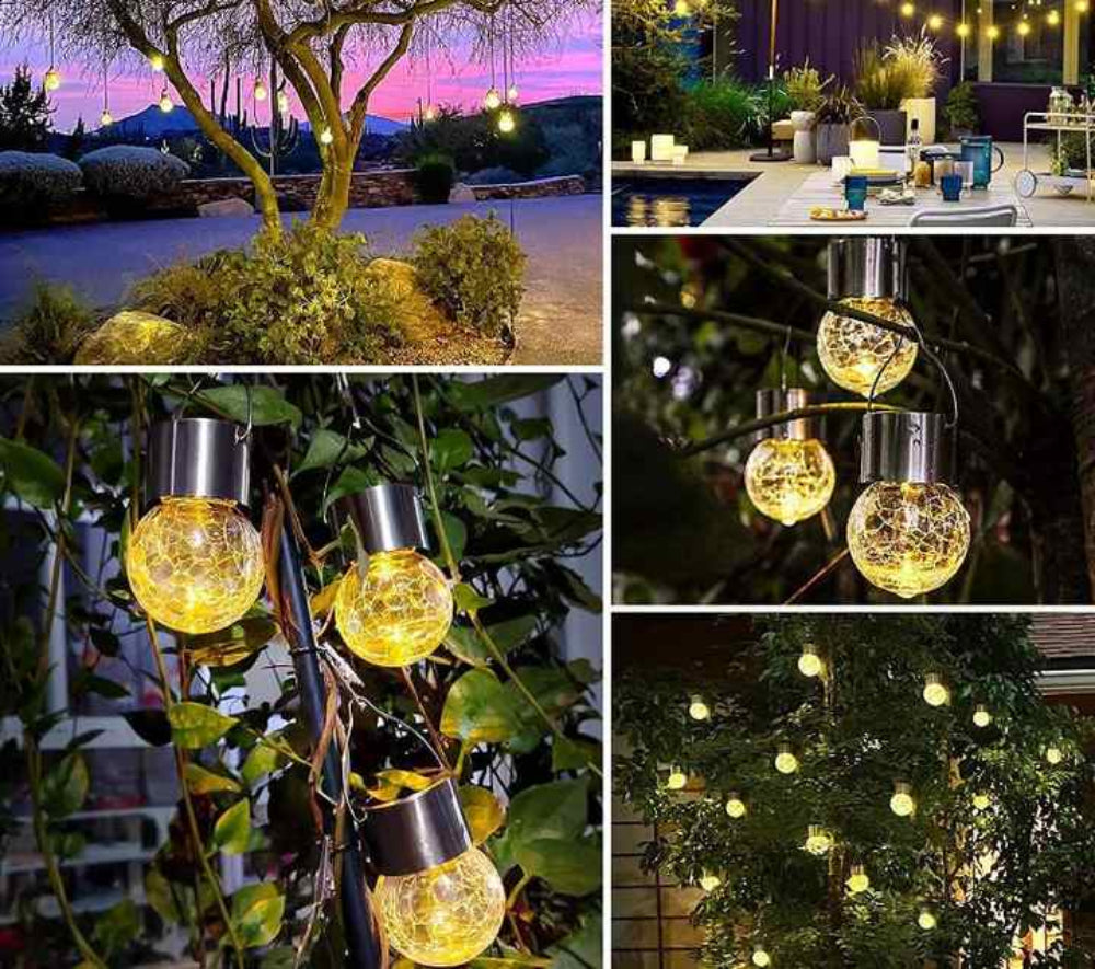 Garden Decoration Led Ice Solar Stake Light