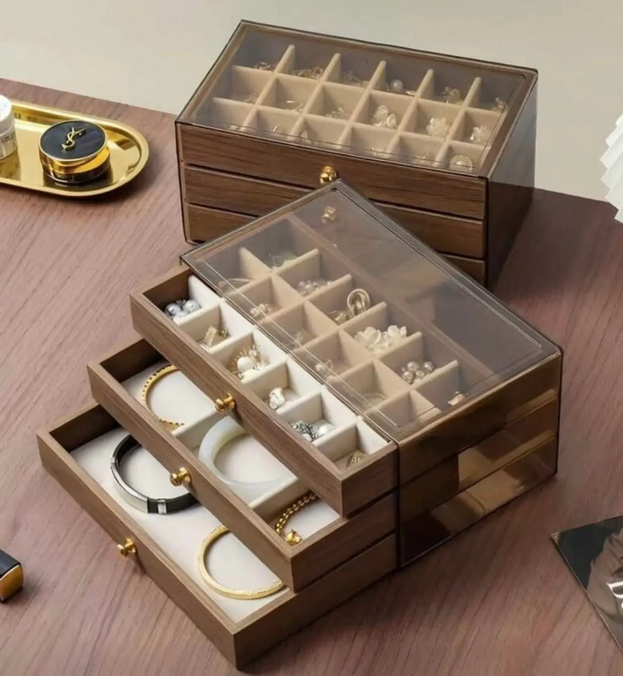 3 Layers Jewellery Box