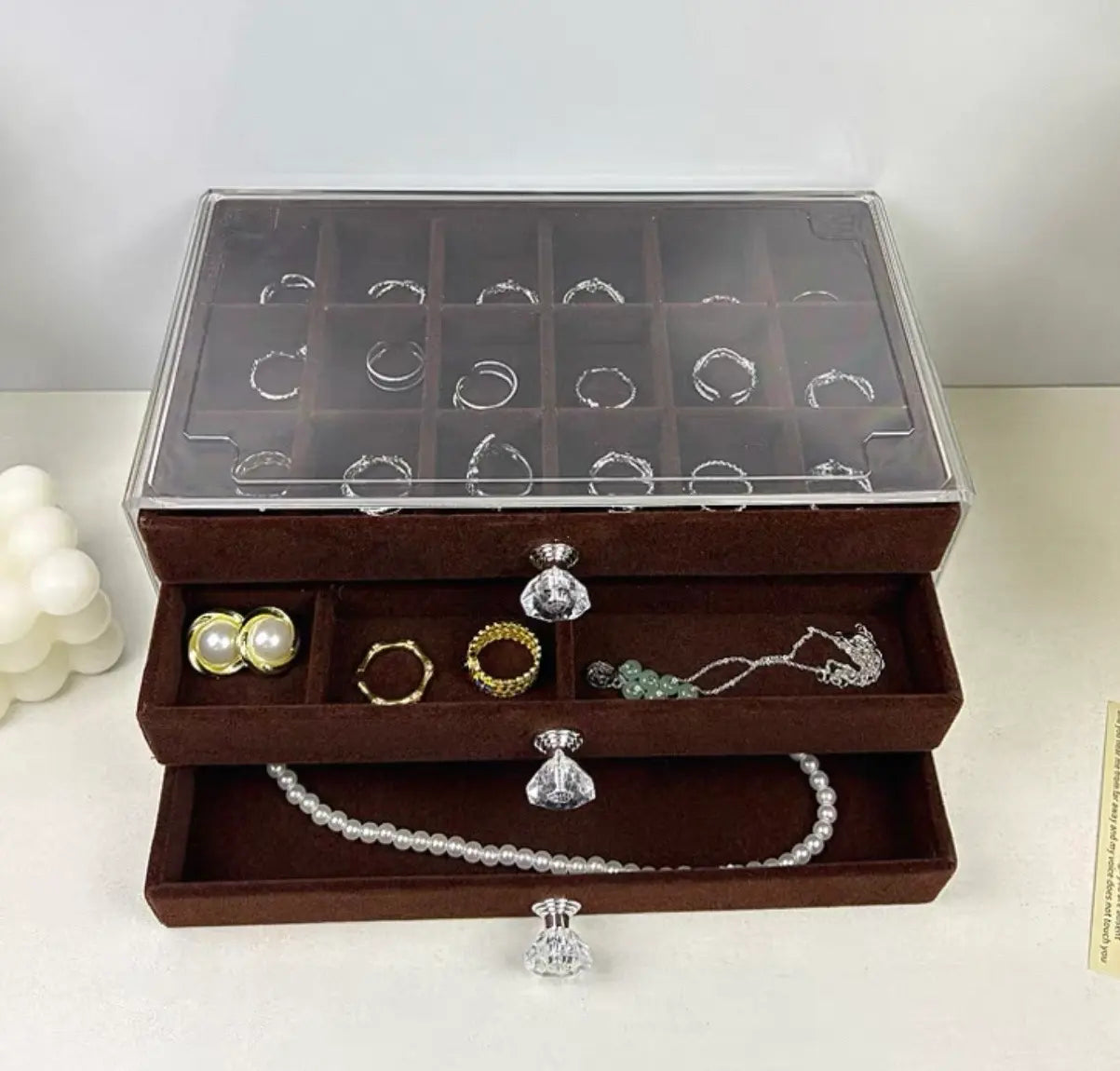3 Layers Jewellery Box