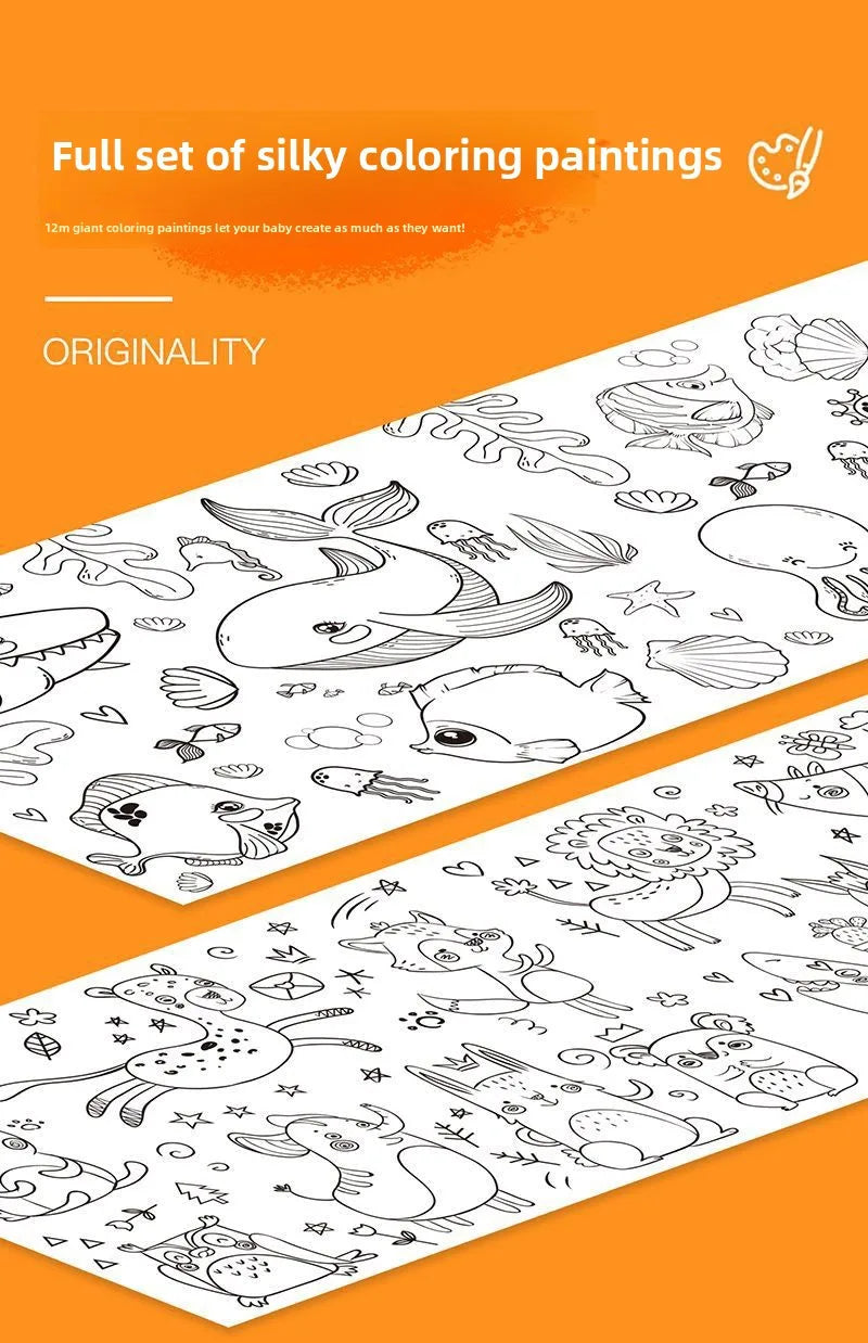 DIY Kids Coloring Drawing Paper