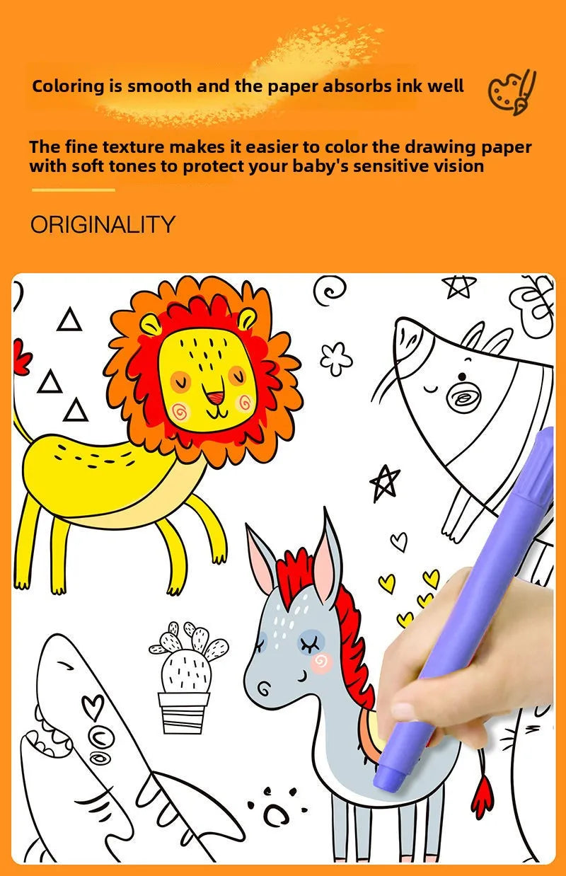 DIY Kids Coloring Drawing Paper