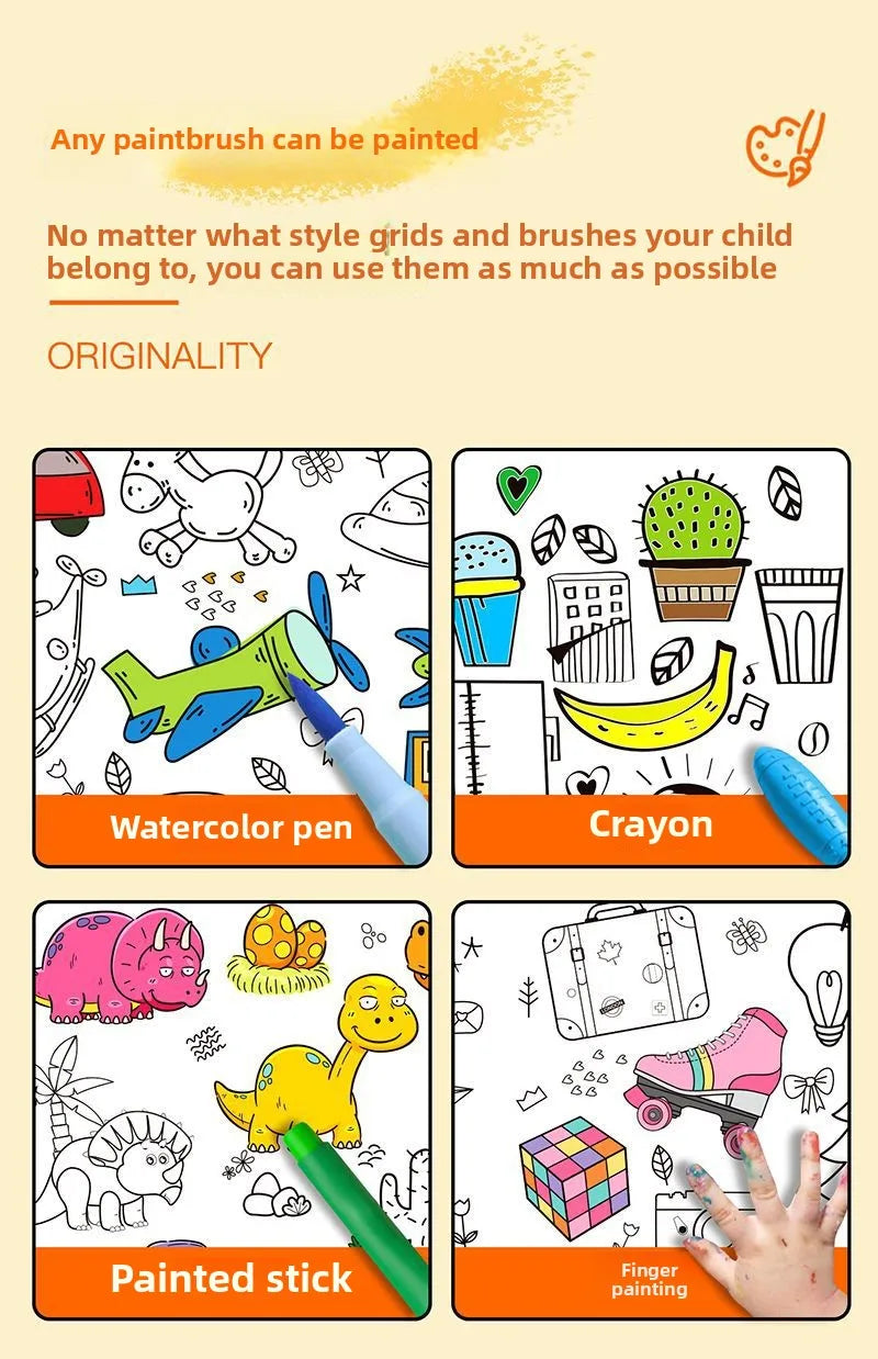 DIY Kids Coloring Drawing Paper