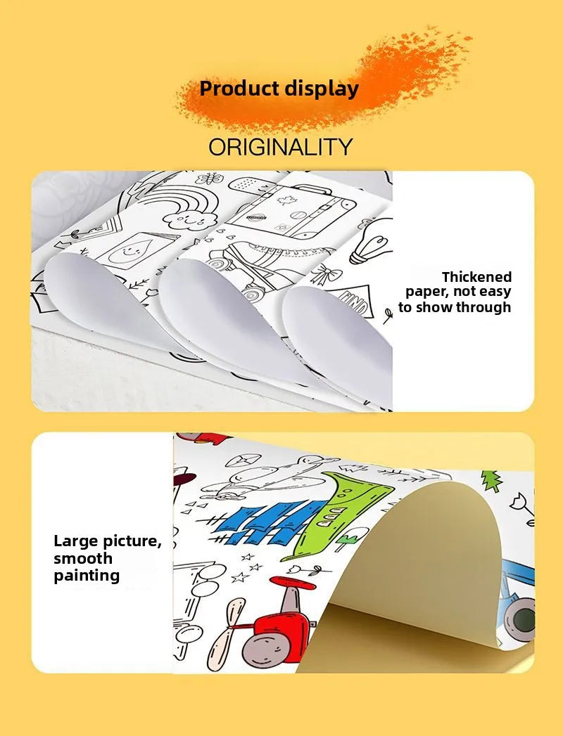 DIY Kids Coloring Drawing Paper