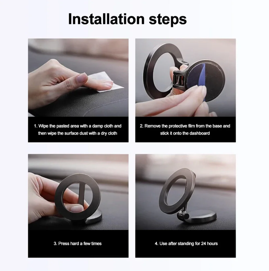 1080 Magnetic Car Mobile Phone Holder