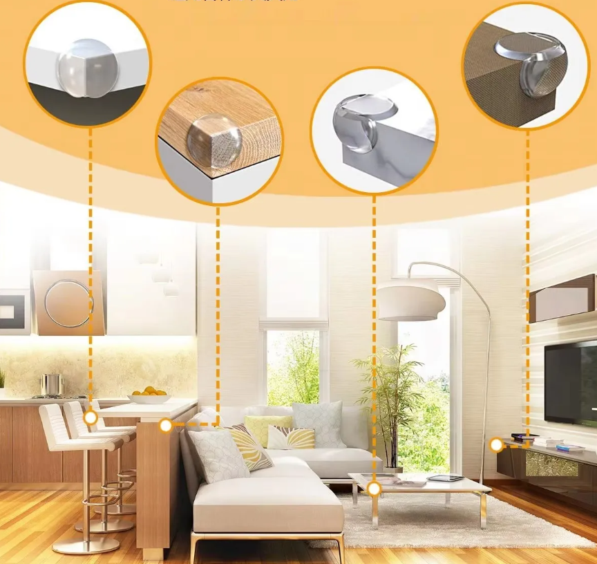 Soft Silicone Corner Protectors Pack of 20