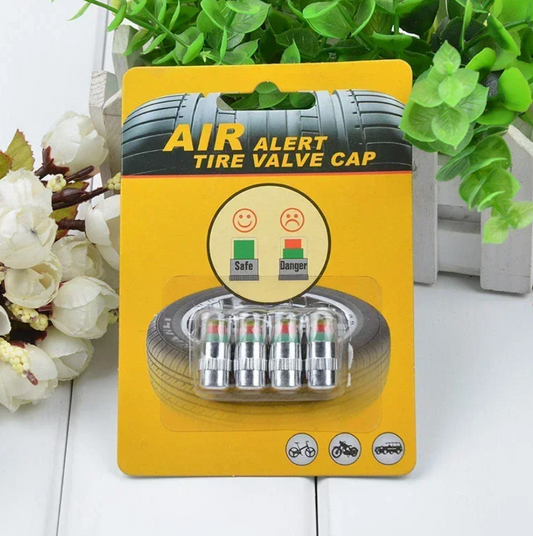 Cars Tire Air Pressure Monitor Caps ( Pack of 4 )