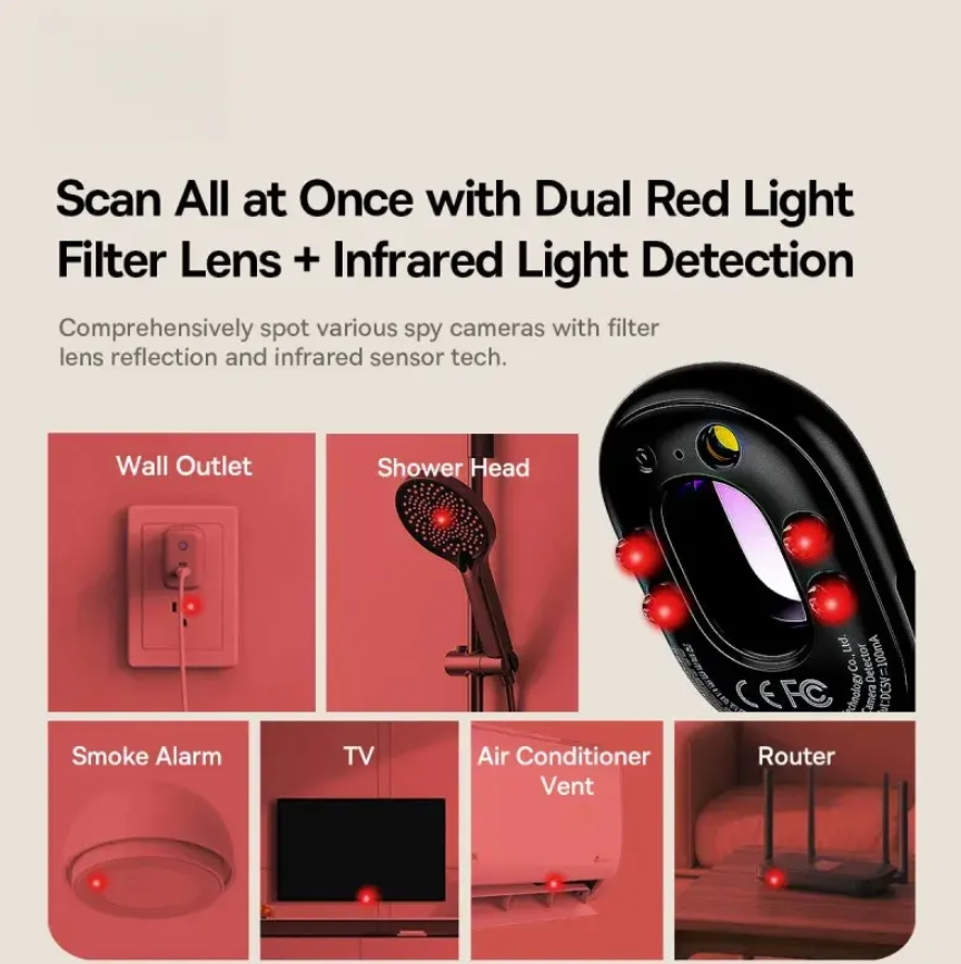 Spy camera detector gadget
