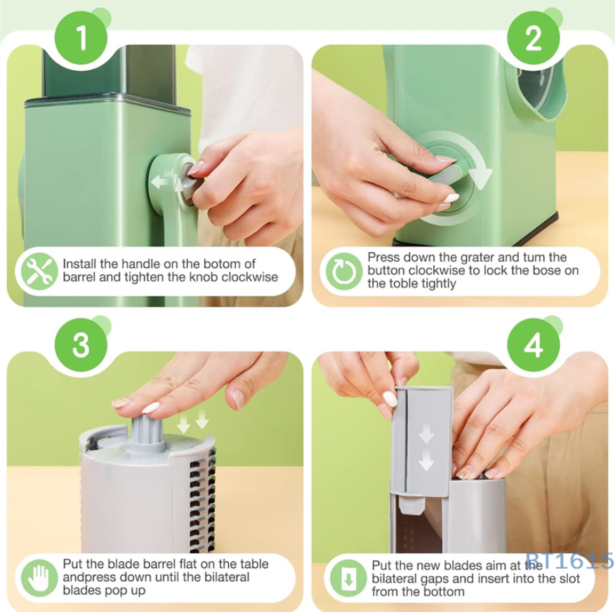Multi-Functional Rotary Vegetable chopper