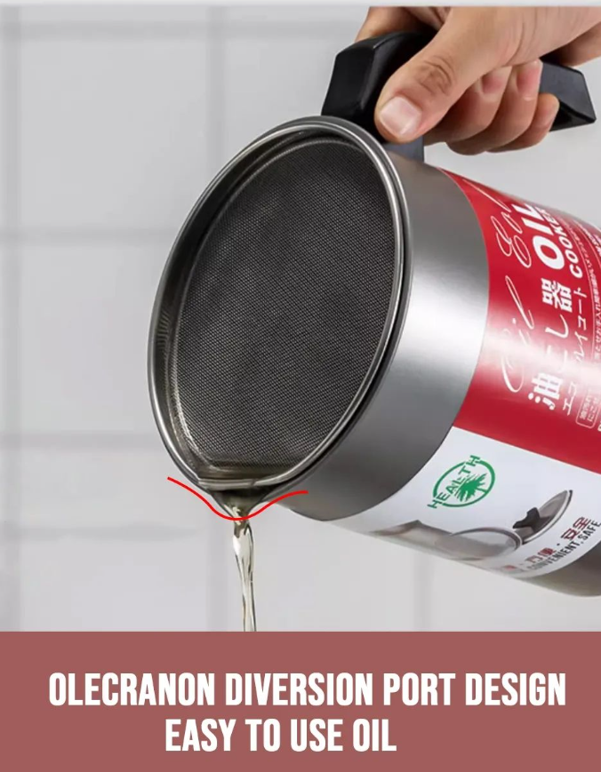 1.4L Stainless Steel Oil Filter Pot