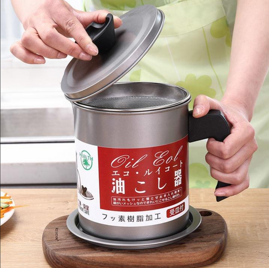 1.4L Stainless Steel Oil Filter Pot