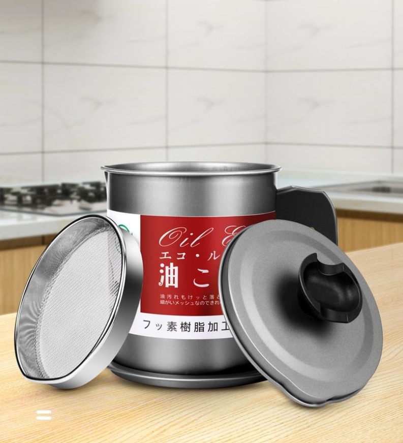 1.4L Stainless Steel Oil Filter Pot