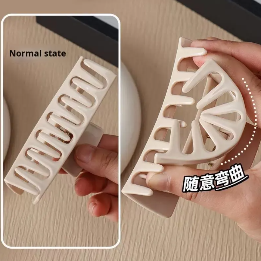 Soft Silicone Hair Claw Clip