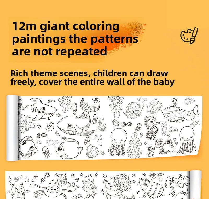 DIY Kids Coloring Drawing Paper