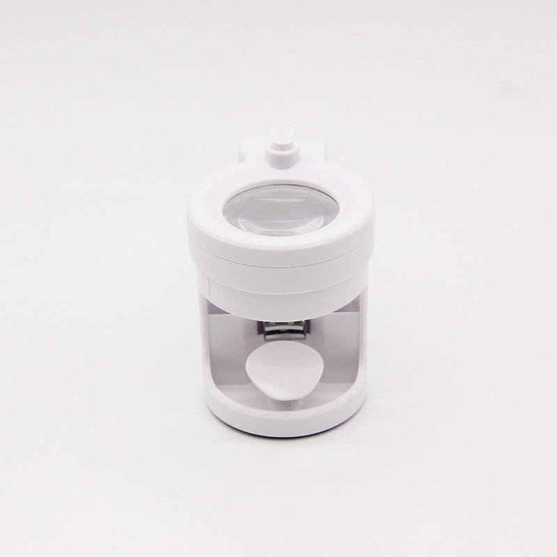 Portable Nail Clipper with Magnifying Glass and LED Light