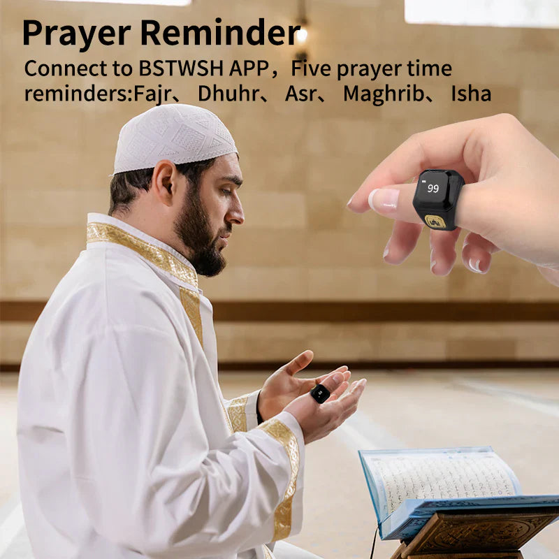 Smart Digital Tasbeeh Ring