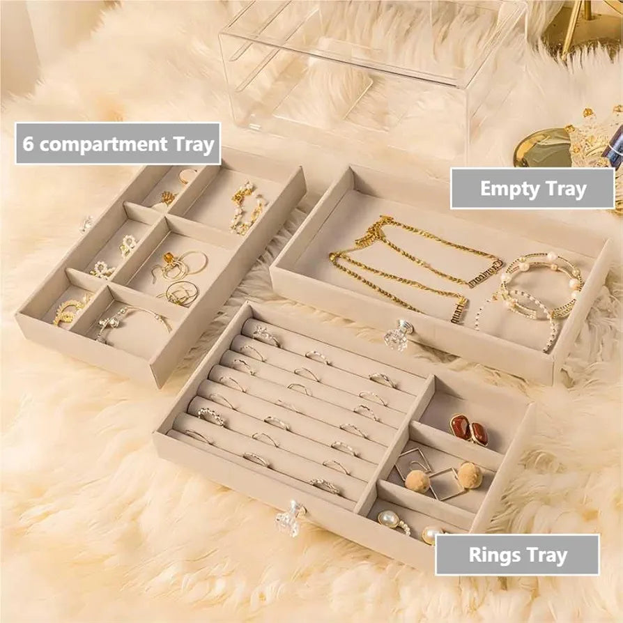 3 Layers Jewellery Box
