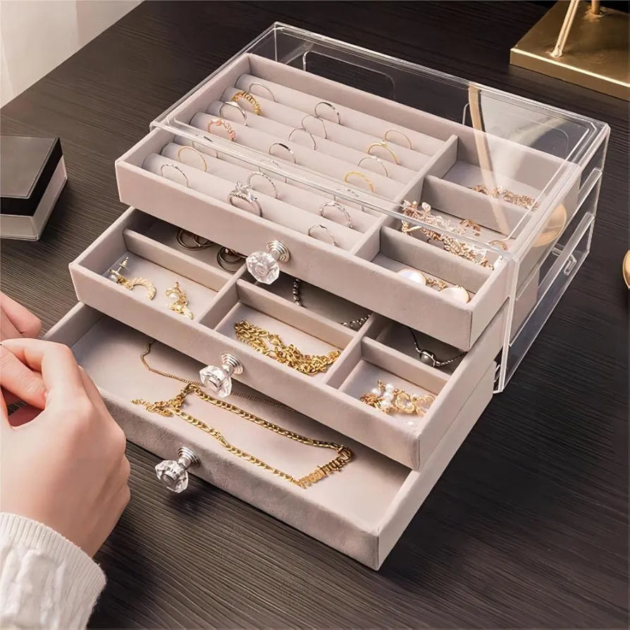 3 Layers Jewellery Box